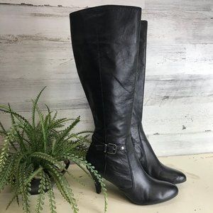 Antonio Melani Black Heeled Boots [642s5]